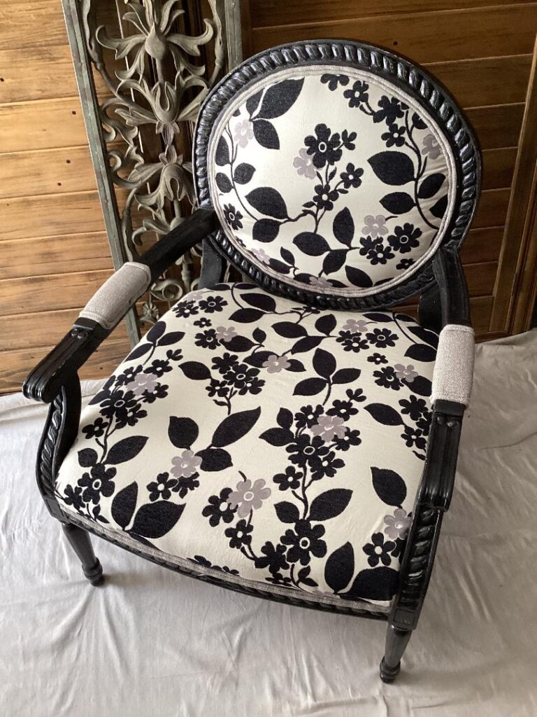 SPECIALTY PATTERNS RE-UPHOLSTERED