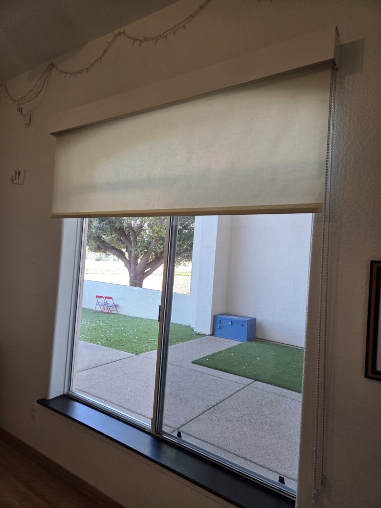 ROLLER SHADES WITH DUEL LAYERS AND CUSTOM COLORS