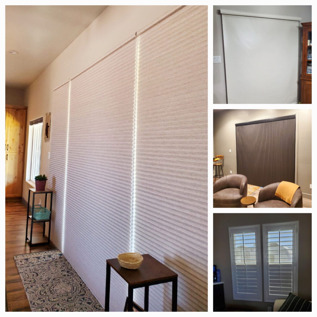 Woven wood shades with privacy liners: add a blackout liner to natural bamboo shades for bedroom privacy,